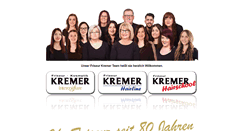 Desktop Screenshot of friseur-kremer.com